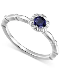 2-Pc. Set Sapphire Bridal Set (1/3 ct. t.w.) in 14k Gold-Plated Sterling Silver (Also in Emerald & Ruby)