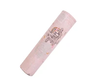 Gots Certified Organic Cotton Muslin Swaddle, Pink Castle