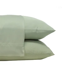 Cariloha Classic 2-Piece Twill Pillowcase Set | White Standard Viscose Material Allergy Resistant, Thermal-Regulating & Extra soft