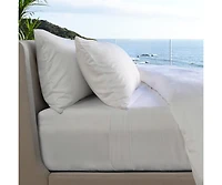 Cariloha Resort 4-Piece Sateen Sheet Set | Ocean Mist | Split King | Viscose Material | Thermal-Regulating, Extra Soft Cooling Sheets