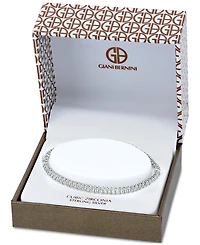 Giani Bernini Cubic Zirconia Baguette Tennis Bracelet, Created for Macy's