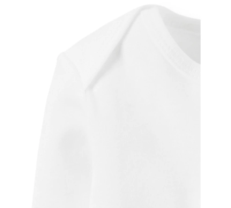 Carter's Baby Boys or Girls Solid Long Sleeved Bodysuits, Pack of 4