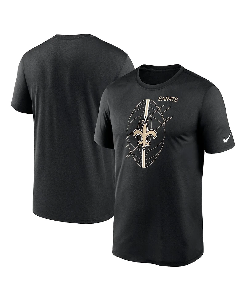 Men's Nike Black New Orleans Saints Legend Icon Performance T-shirt