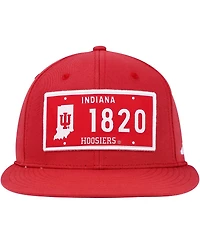 Men's adidas Crimson Indiana Hoosiers Established Snapback Hat