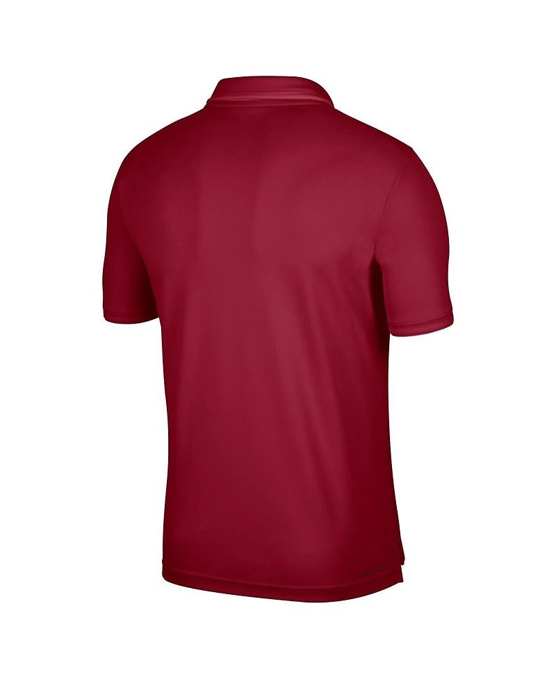 Men's Nike Cardinal Stanford Cardinal Uv Performance Polo Shirt