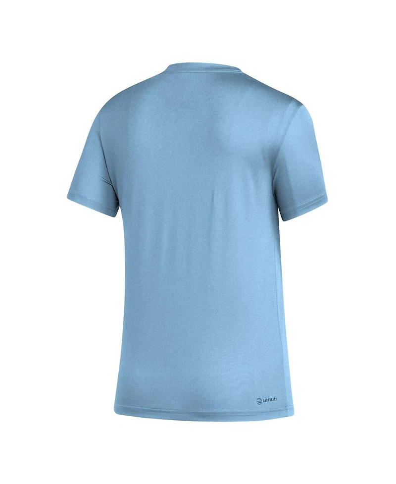 Women's adidas Light Blue Sporting Kansas City Aeroready Club Icon T-shirt