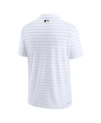 Men's Nike White San Francisco Giants Authentic Collection Victory Striped Performance Polo Shirt