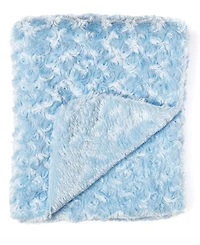 Tendertyme Baby Boys Curly Plush Blanket With Nunu, 2 Piece Set