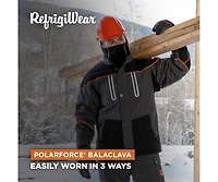 RefrigiWear Men's PolarForce Balaclava - Insulated, Windproof, Moisture-Wicking, Warm Winter Face Mask for Extreme Cold Weather