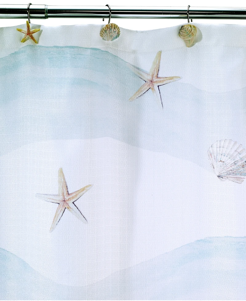 Avanti Coastal Terrazzo Resin 12-Pc. Shower Curtain Hooks
