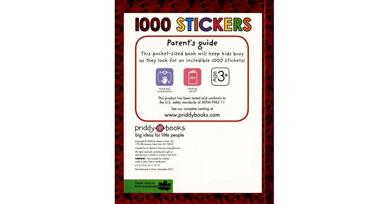 1000 Stickers by Roger Priddy