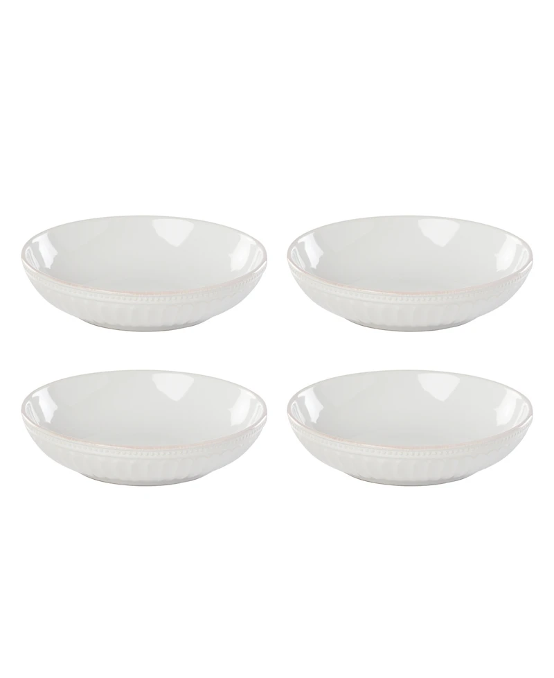 Lenox French Perle Groove Pasta Bowls, Set Of 4