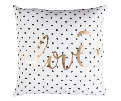 Safavieh Spotted Love 20" x 20" Pillow