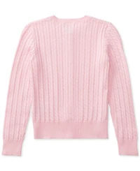Polo Ralph Lauren Girls 2T-16 Cable-Knit Cotton Cardigan