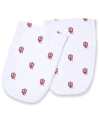 Infant Indiana Hoosiers 2-Pack Muslin Burp Cloth Set