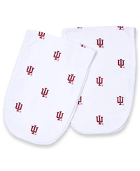 Infant Indiana Hoosiers 2-Pack Muslin Burp Cloth Set