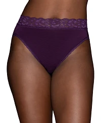 Vanity Fair Women's Flattering Lace Hi-Cut Panty Underwear 13280, extended sizes available