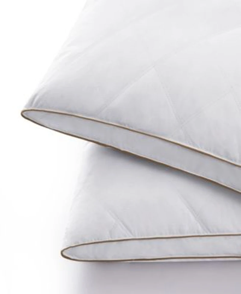 Unikome 100 Cotton Medium Support Feather Down 2 Pack Pillows