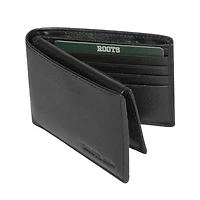 Roots Men's Men Leather Slimfold Wallet with Removable Id