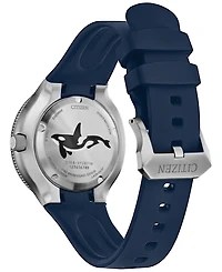 Citizen Eco-Drive Men's Promaster Orca Blue Rubber Strap Watch 46mm