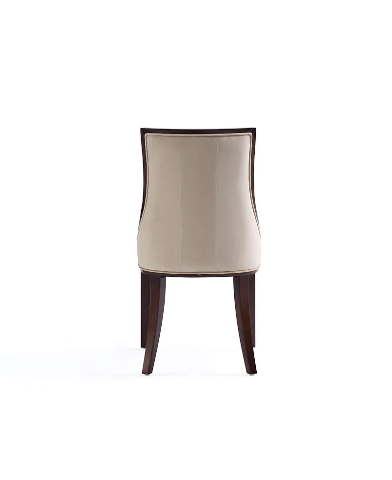 Manhattan Comfort Fifth Avenue 2-Piece Leatherette Upholstered Dining Chair Set
