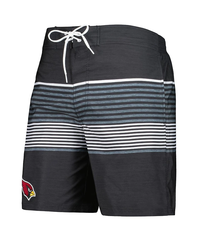 Men's G-iii Sports by Carl Banks Black Arizona Cardinals Coastline Volley Swim Shorts