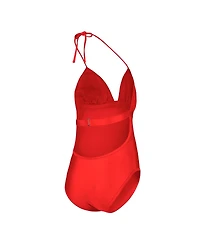 Women's G-iii 4Her by Carl Banks Red Philadelphia Phillies Full Count One-Piece Swimsuit