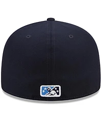 Men's New Era Navy Lake County Captains Marvel x Minor League 59FIFTY Fitted Hat