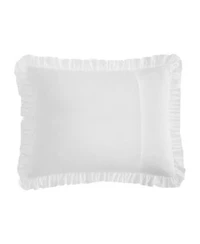 Laura Ashley Eyelet Ruffle Microfiber Comforter Set