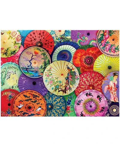 Eurographics Incorporated Colors of the World Asian Oil-Paper Umbrellas Jigsaw Puzzle, 1000 Pieces