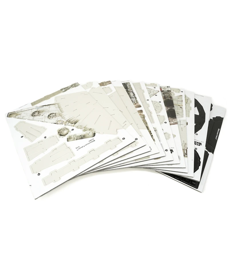 4D Cityscape Star Wars Millennium Falcon Paper Model Kit, 216 Pieces