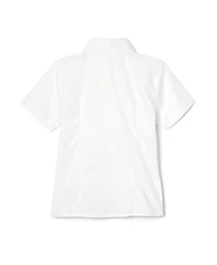 French Toast Little Girls Short Sleeve Oxford Shirt