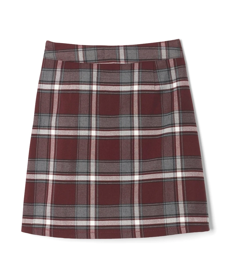 French Toast Toddler Girls Adjustable Waist Plaid Two-Tab Scooter Plaid Skirt
