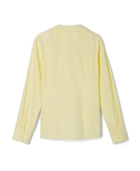 French Toast Big Girls Long Sleeve Modern Peter Pan Collar Blouse
