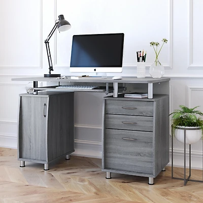 Streamdale Complete Workstation Computer Desk With Storage