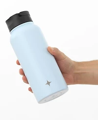 Water Bottle with Flip Lid, Sport Straw 32 oz