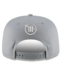 Men's New Era Gray Trackhouse Racing Golfer Snapback Adjustable Hat