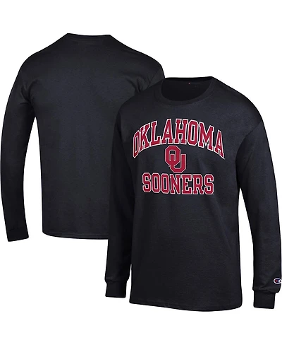 Men's Champion Oklahoma Sooners High Motor Long Sleeve T-shirt