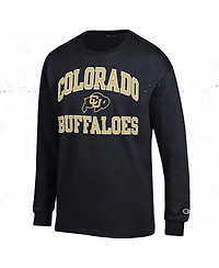 Men's Champion Black Colorado Buffaloes High Motor Long Sleeve T-shirt
