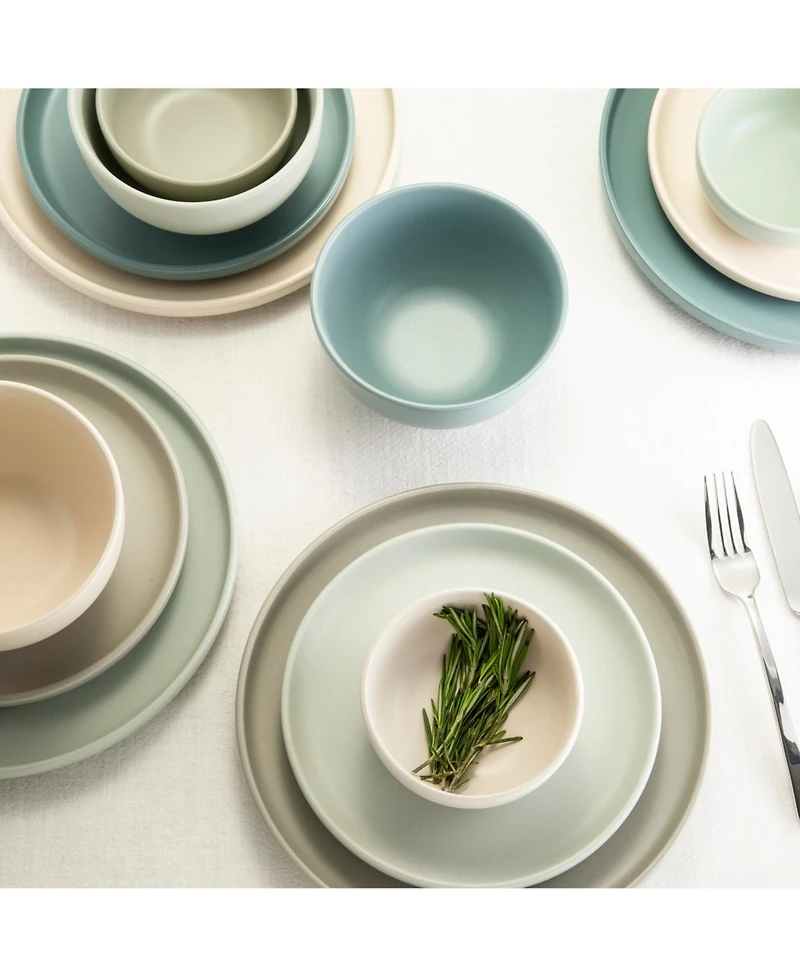Sango Rollo Mixed 16-pc Dinnerware Set, Service for 4