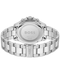 Hugo Boss Men's Chronograph Troper Stainless Steel Bracelet Watch 45mm