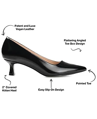 Journee Collection Women's Celica Kitten Heel Pumps
