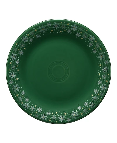 Fiesta Jade Snowflake Dinner Plate