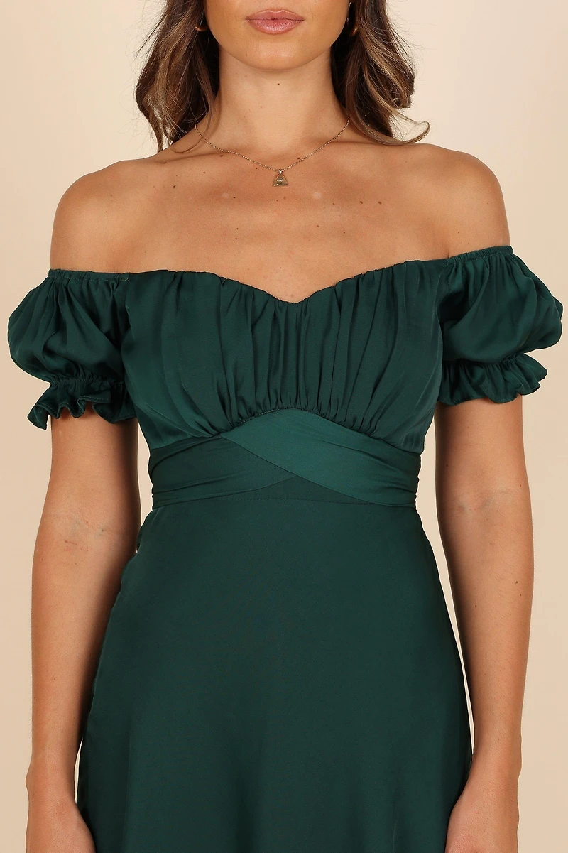 Petal and Pup Women's Mickenna Sweetheart Frill Midi Dress
