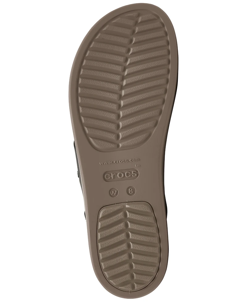 Crocs Women's Brooklyn Low Wedge Sandals from Finish Line