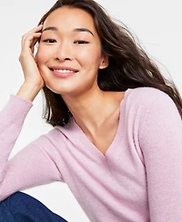 Charter Club Women's 100% Cashmere V-Neck Sweater, Created for Macy's