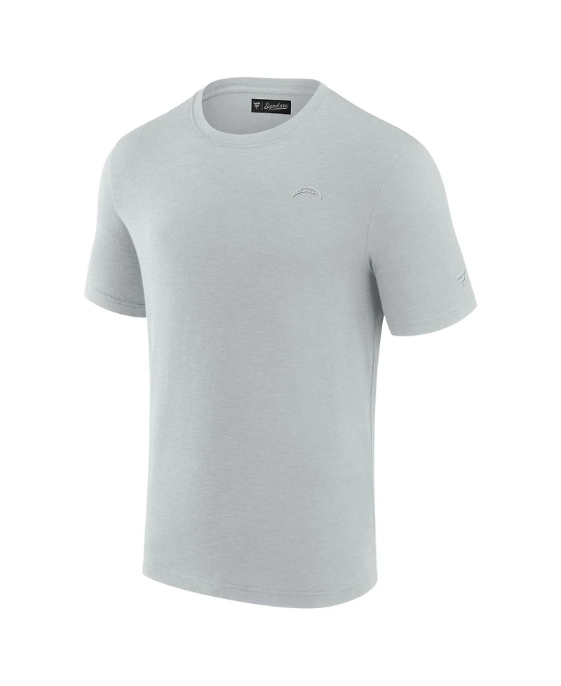 Men's Fanatics Signature Gray Los Angeles Chargers Modal Short Sleeve T-shirt