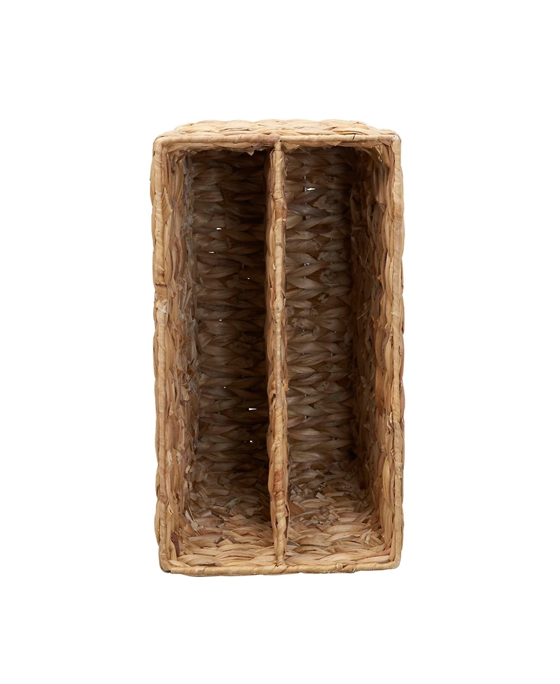 Side to Side Hyacinth Magazine Basket
