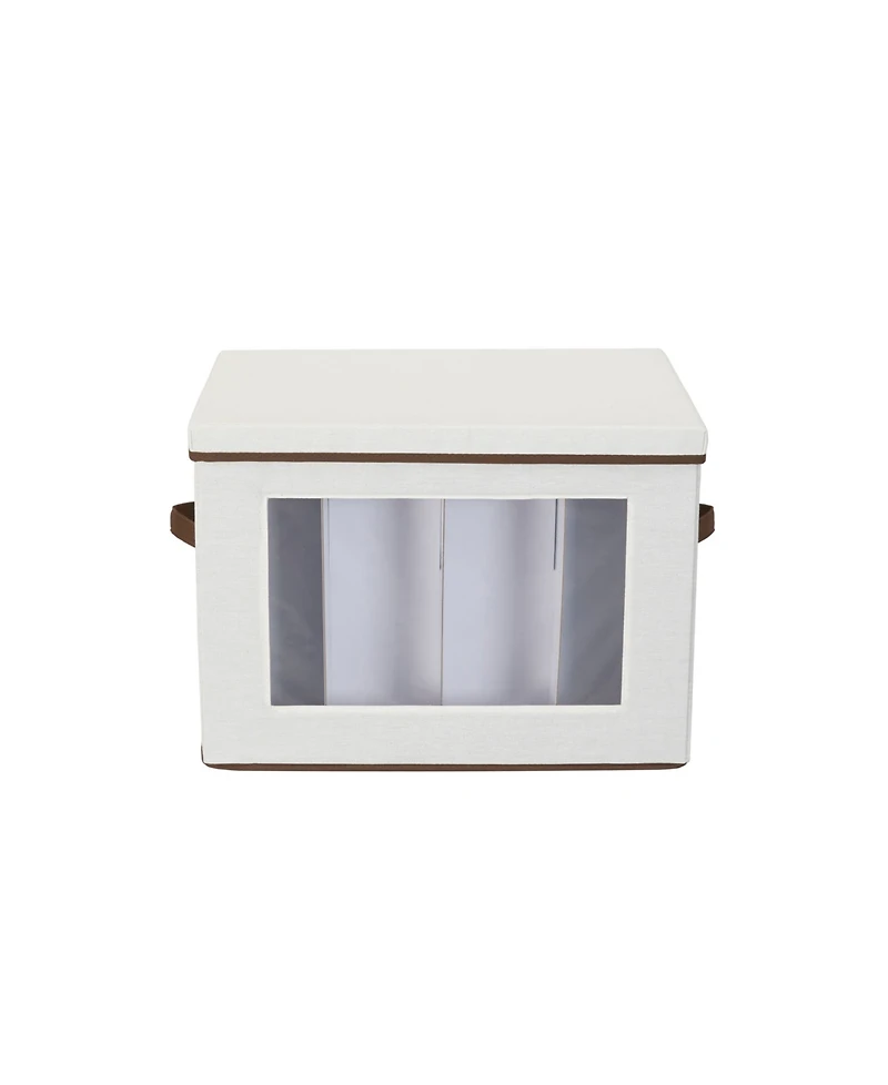 Household Essentials Tall Wine and Bottle Storage Chest
