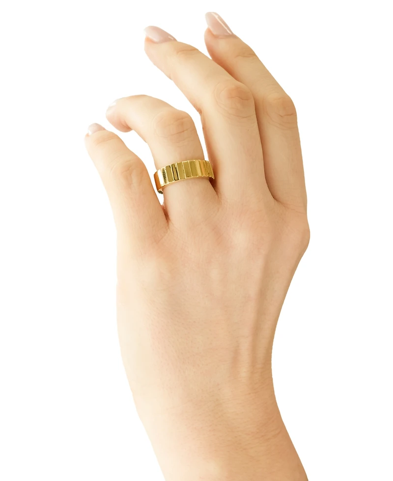 Audrey by Aurate Textured Infinity Band in Gold Vermeil, Created for Macy's
